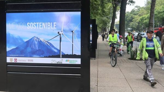 Exposición “México Sostenible” resalta la transición energética en Paseo de la Reforma